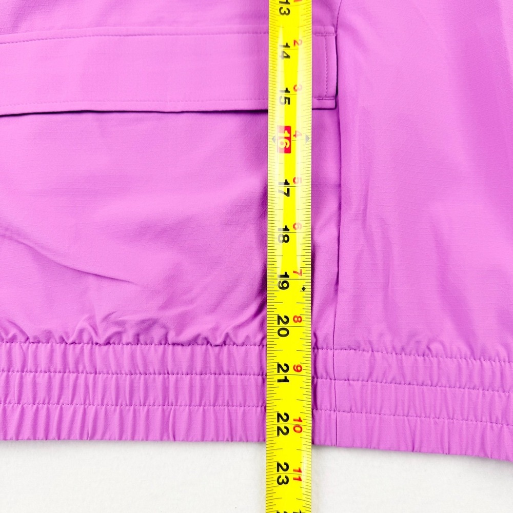 NWT Puma Women's Ripstop Pullover Relaxed Fit Wild Berry Lightweight Jacket Sz M - Picture 8 of 12
